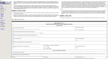 FERCxbrl™ presents familiar FERC forms that you are alreadt used to, with pre-tagged fields into which you simply enter or copy/paste your data.